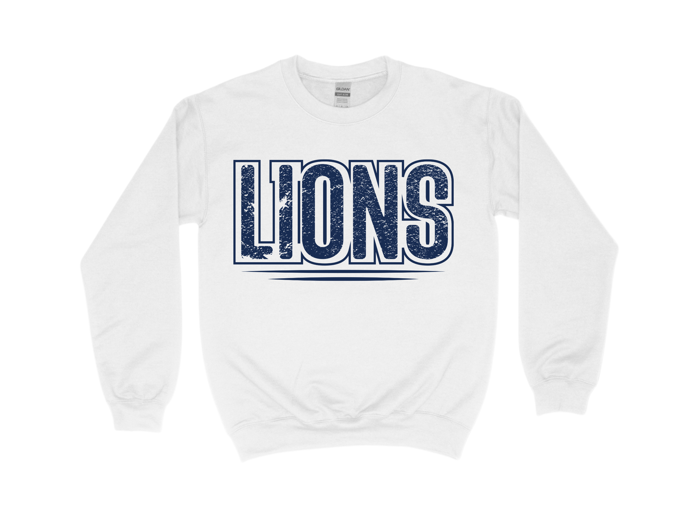 -_Lions_- White Sweatshirt  Main Image